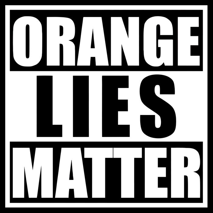 Orange Lies Matter Resist Anti Trump Cooling Performance Crew T-Shirt