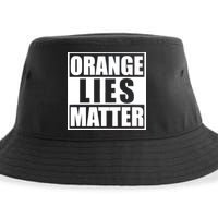 Orange Lies Matter Resist Anti Trump Sustainable Bucket Hat