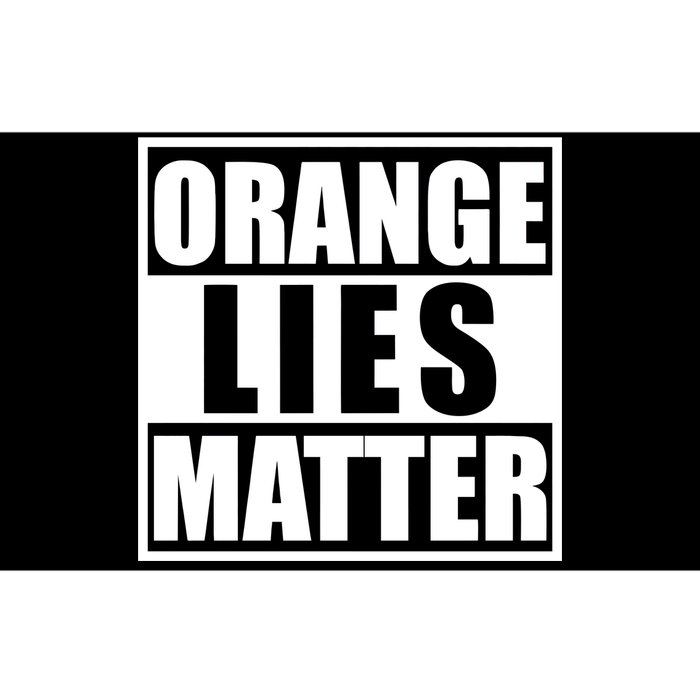 Orange Lies Matter Resist Anti Trump Bumper Sticker