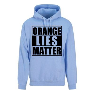 Orange Lies Matter Resist Anti Trump Unisex Surf Hoodie