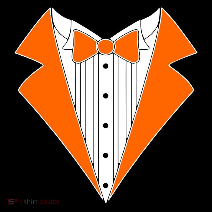 Orange Tuxedo Wedding Bachelor Prom Tux Impact Tech Backpack