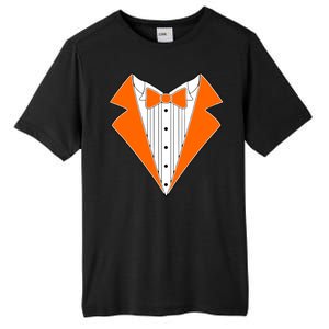 Orange Tuxedo Wedding Bachelor Prom Tux Tall Fusion ChromaSoft Performance T-Shirt