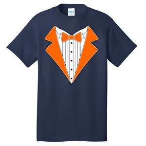 Orange Tuxedo Wedding Bachelor Prom Tux Tall T-Shirt