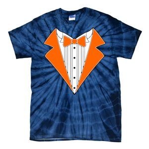 Orange Tuxedo Wedding Bachelor Prom Tux Tie-Dye T-Shirt