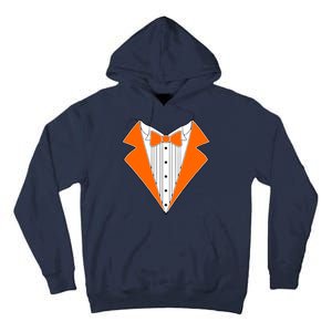 Orange Tuxedo Wedding Bachelor Prom Tux Tall Hoodie