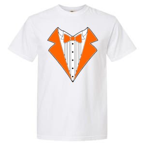 Orange Tuxedo Wedding Bachelor Prom Tux Garment-Dyed Heavyweight T-Shirt