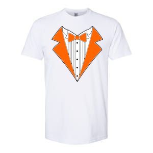 Orange Tuxedo Wedding Bachelor Prom Tux Softstyle CVC T-Shirt