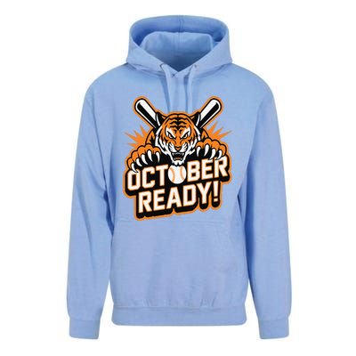 October Ready Baseball Tiger Fan Unisex Surf Hoodie