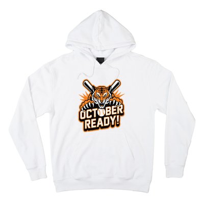 October Ready Baseball Tiger Fan Hoodie