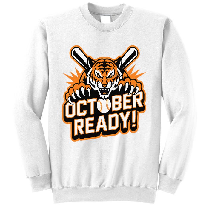 October Ready Baseball Tiger Fan Sweatshirt