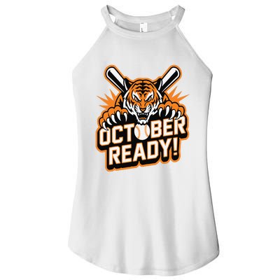 October Ready Baseball Tiger Fan Women’s Perfect Tri Rocker Tank