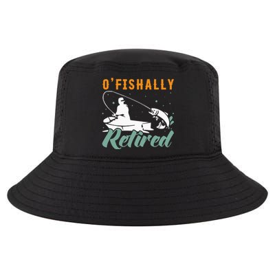 Ofishally Retired Bass Fishing Retirement Cool Comfort Performance Bucket Hat