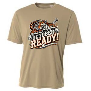 October Ready Baseball Tiger Fan Cooling Performance Crew T-Shirt