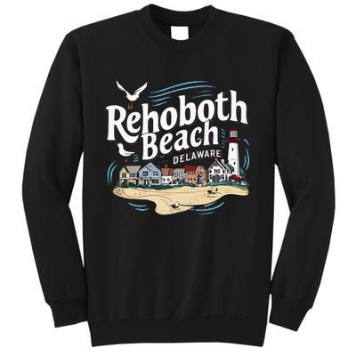 Ocean Rehoboth Beach Delaware Coastal Town Vibe Sweatshirt