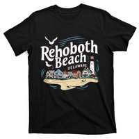 Ocean Rehoboth Beach Delaware Coastal Town Vibe T-Shirt