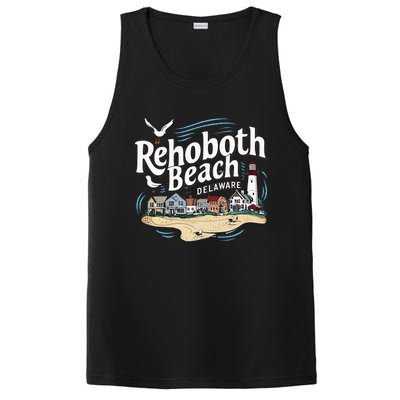 Ocean Rehoboth Beach Delaware Coastal Town Vibe PosiCharge Competitor Tank