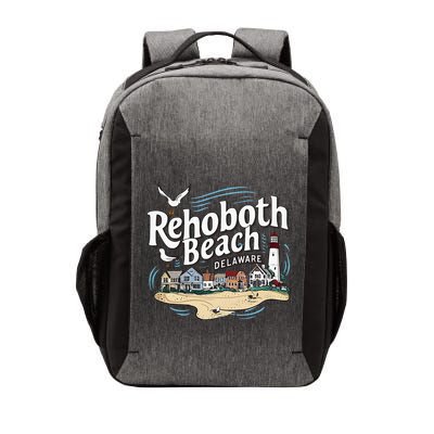 Ocean Rehoboth Beach Delaware Coastal Town Vibe Vector Backpack