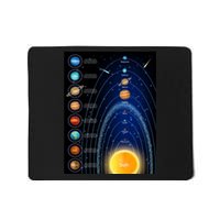 Orbiting Solar System Diagram Mousepad