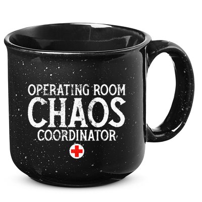 Operating Room Chaos Coordinator Funny RN Nurse Gift 15oz Campfire Ceramic Mug