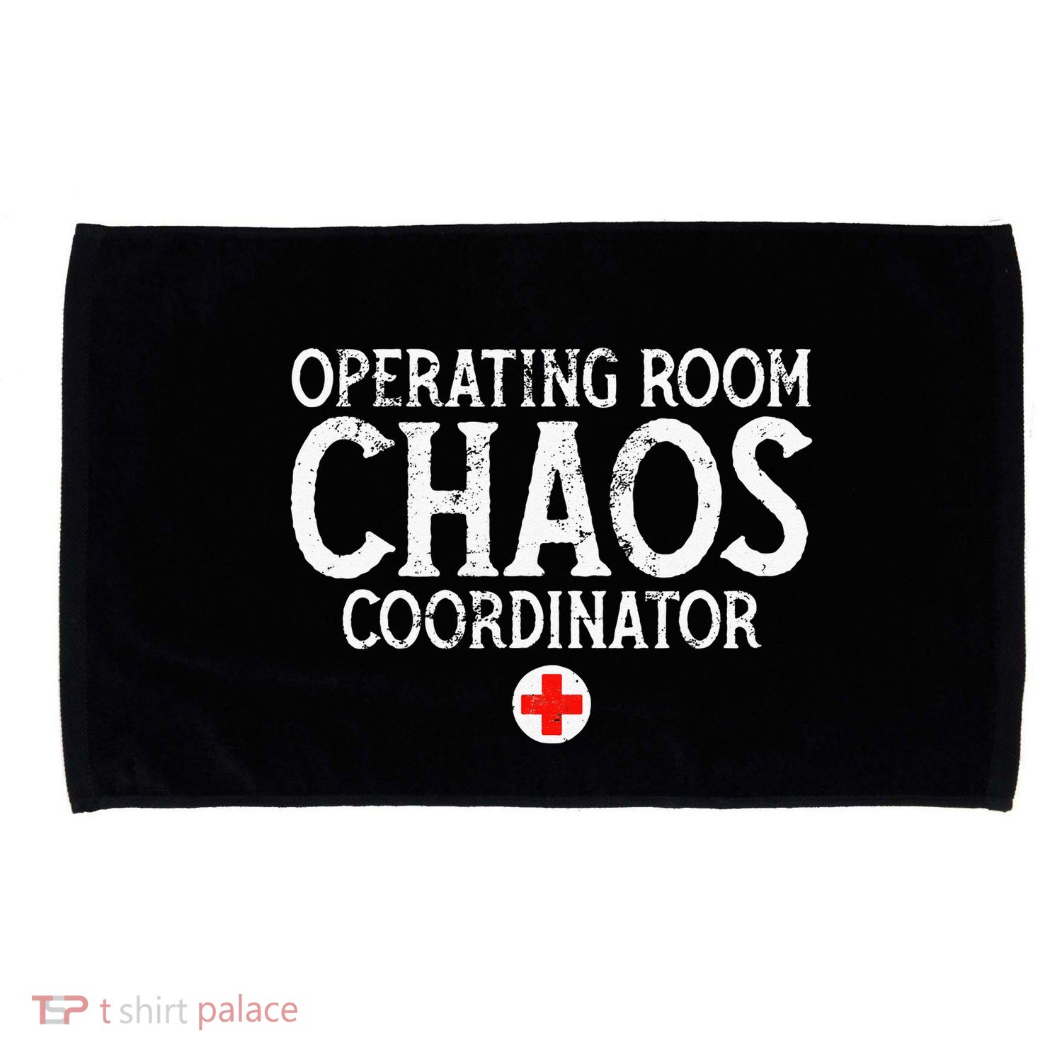 Operating Room Chaos Coordinator Funny RN Nurse Gift Microfiber Hand Towel