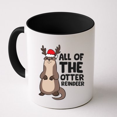 Otter Reindeer Christmas All Of The Otter Reindeer Gift Mug