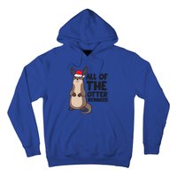 Otter Reindeer Christmas All Of The Otter Reindeer Gift Hoodie