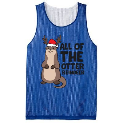 Otter Reindeer Christmas All Of The Otter Reindeer Gift Mesh Reversible Basketball Jersey Tank