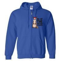 Otter Reindeer Christmas All Of The Otter Reindeer Gift Full Zip Hoodie