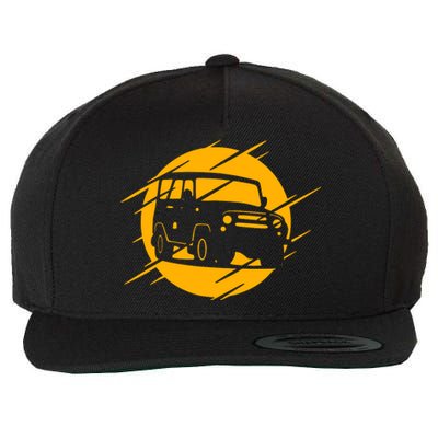 Off Road Cars Classic Wool Snapback Cap