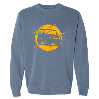 Off Road Cars Classic Garment-Dyed Sweatshirt