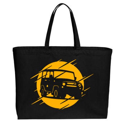 Off Road Cars Classic Cotton Canvas Jumbo Tote