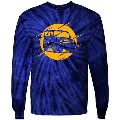 Off Road Cars Classic Tie-Dye Long Sleeve Shirt