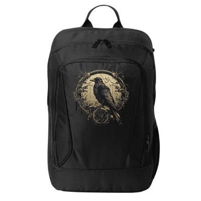 Odin Raven Celtic Viking Valhalla Pagan City Backpack