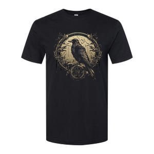 Odin Raven Celtic Viking Valhalla Pagan Softstyle CVC T-Shirt