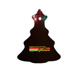 Oklahoma Robbers Cave State Park Ceramic Tree Ornament