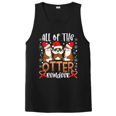 Otter Reindeer Deer Christmas Xmas Tree Magic Lover Santa Gift PosiCharge Competitor Tank