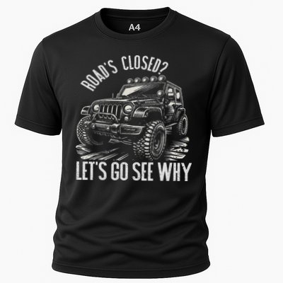 Offroad Racing Dad Sxs 4x4 Off Roading Suv Utv Car Lovers Cooling Performance Crew T-Shirt