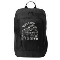 Offroad Racing Dad Sxs 4x4 Off Roading Suv Utv Car Lovers City Backpack