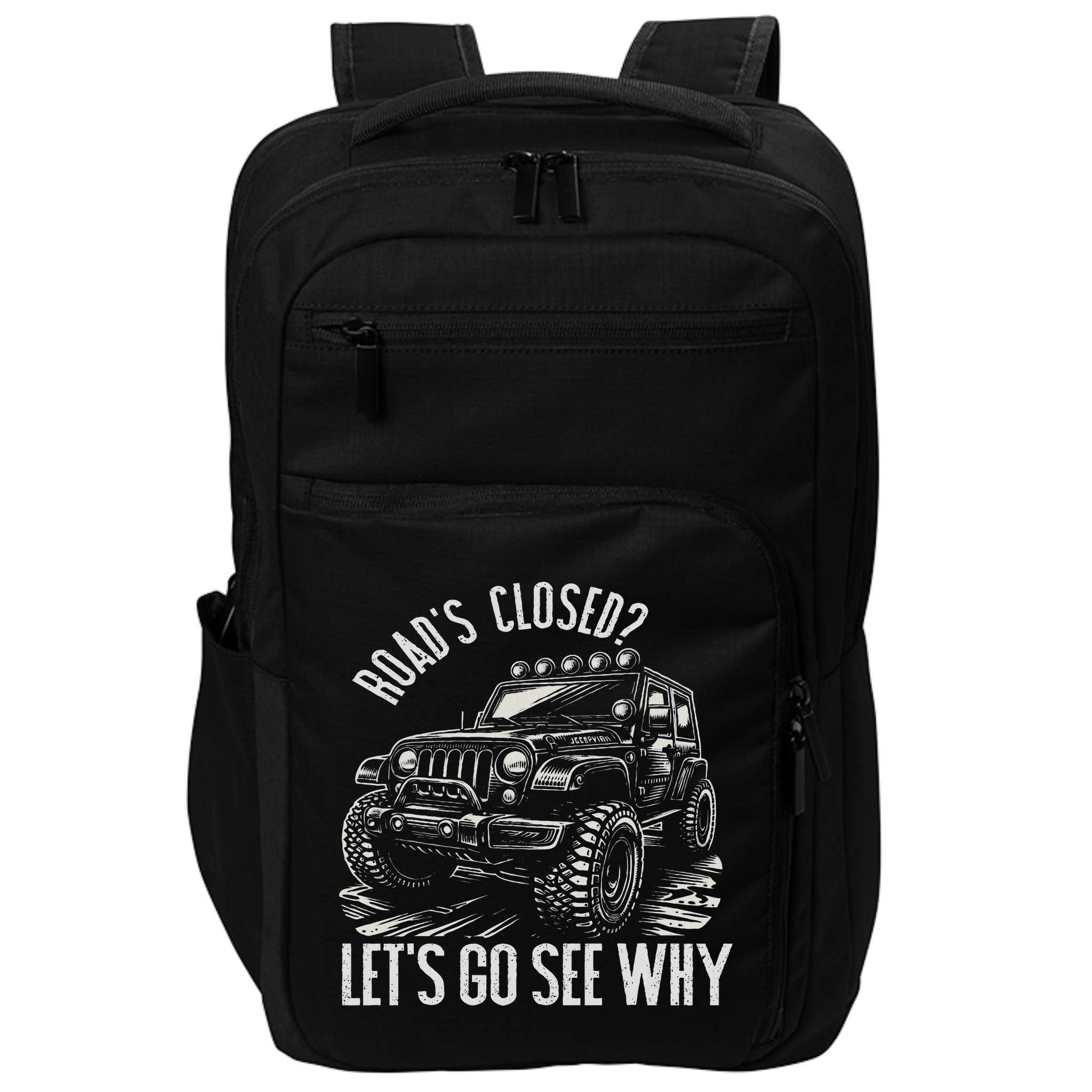 Offroad Racing Dad Sxs 4x4 Off Roading Suv Utv Car Lovers Impact Tech Backpack