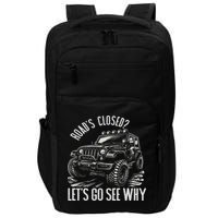 Offroad Racing Dad Sxs 4x4 Off Roading Suv Utv Car Lovers Impact Tech Backpack