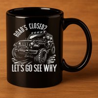 Offroad Racing Dad Sxs 4x4 Off Roading Suv Utv Car Lovers 11oz C Handle Ceramic Mug