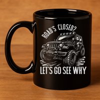 Offroad Racing Dad Sxs 4x4 Off Roading Suv Utv Car Lovers 11oz C Handle Ceramic Mug