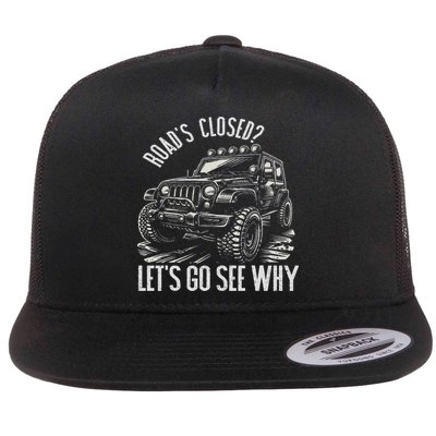Offroad Racing Dad Sxs 4x4 Off Roading Suv Utv Car Lovers Flat Bill Trucker Hat