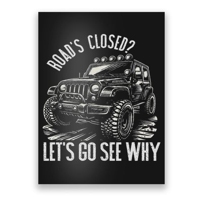 Offroad Racing Dad Sxs 4x4 Off Roading Suv Utv Car Lovers Poster