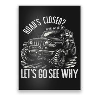 Offroad Racing Dad Sxs 4x4 Off Roading Suv Utv Car Lovers Poster