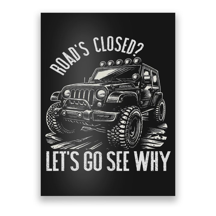 Offroad Racing Dad Sxs 4x4 Off Roading Suv Utv Car Lovers Poster