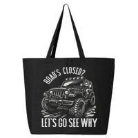 Offroad Racing Dad Sxs 4x4 Off Roading Suv Utv Car Lovers 25L Jumbo Tote