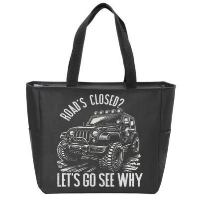 Offroad Racing Dad Sxs 4x4 Off Roading Suv Utv Car Lovers Zip Tote Bag