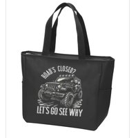Offroad Racing Dad Sxs 4x4 Off Roading Suv Utv Car Lovers Zip Tote Bag