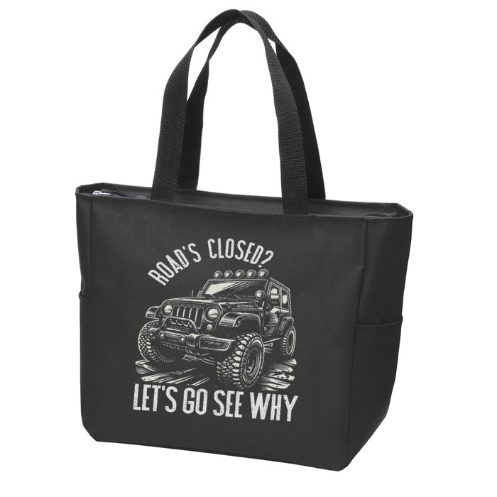 Offroad Racing Dad Sxs 4x4 Off Roading Suv Utv Car Lovers Zip Tote Bag